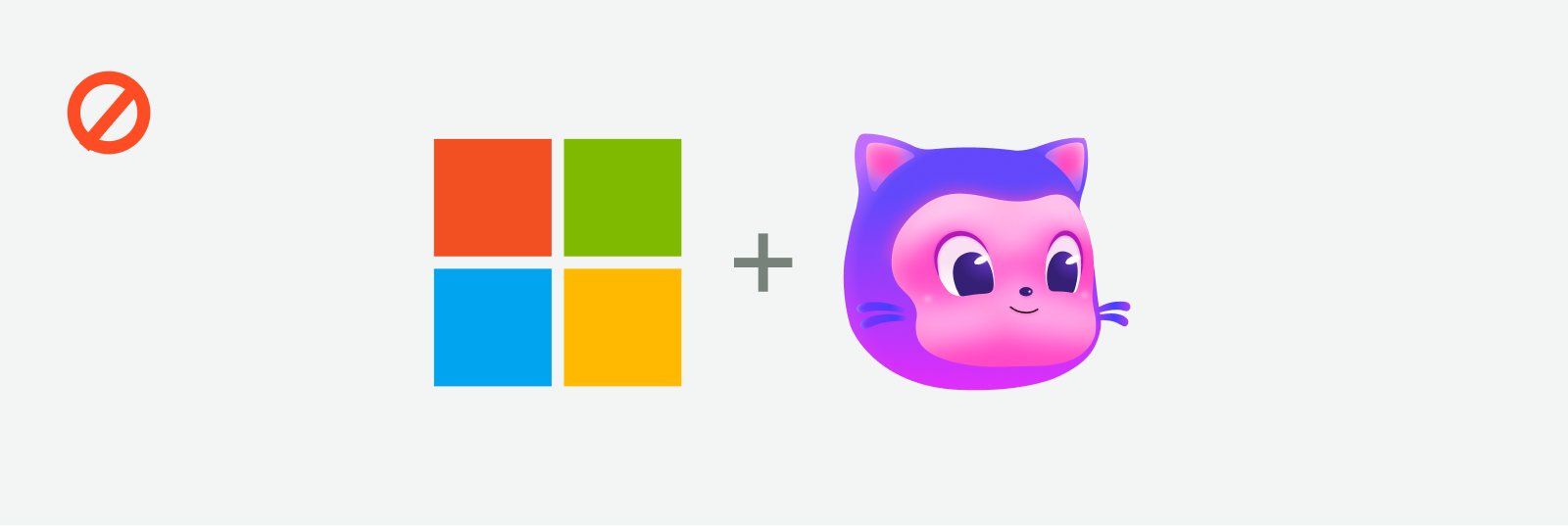 Don't use our illustration, mascots or Mona as a substitute for the logo