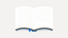 Icon of an open book representing business, books & other media usage